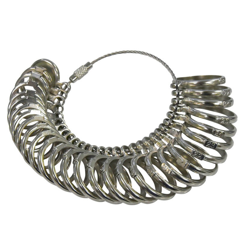 指輪 サイズ 計測リング サイズゲージ 1号〜28号 リングゲージ リングサイズゲージ