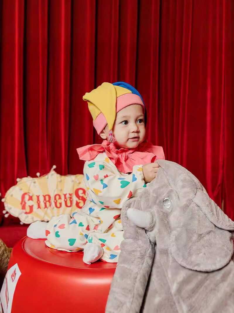 ピエロ ロンパース 帽子 ベビー バンパイア ハロウィン コスプレ 衣装 コスチュー...