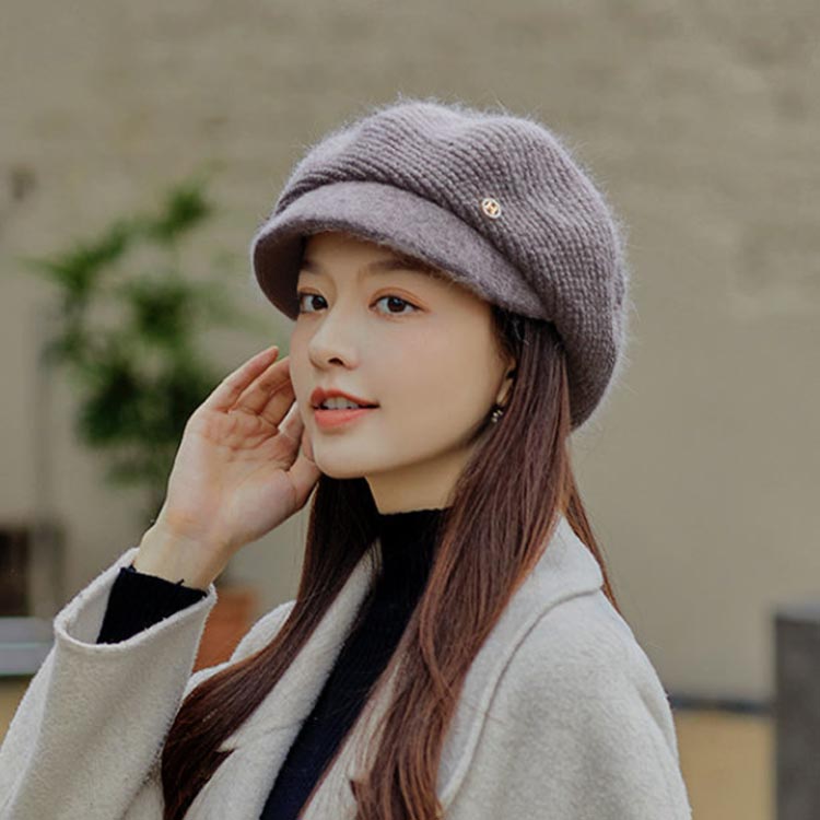 ニット帽 帽子 レディース 秋冬 キャップ ニットキャップ帽子 ニット ニットキャップ キャスケット つば付き帽子 小顔効果 おしゃれ かわいい 暖かい 冬 防寒 ぼうし 防風 防寒 保温 女性 母 30代 40代 50代 ギフト プレゼント 送料無料