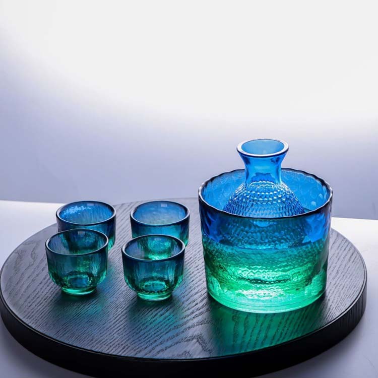 徳利セット 和酒 お猪口 ぐい呑み 冷酒器 　6点セット 酒器セット とっくり 酒燗器...