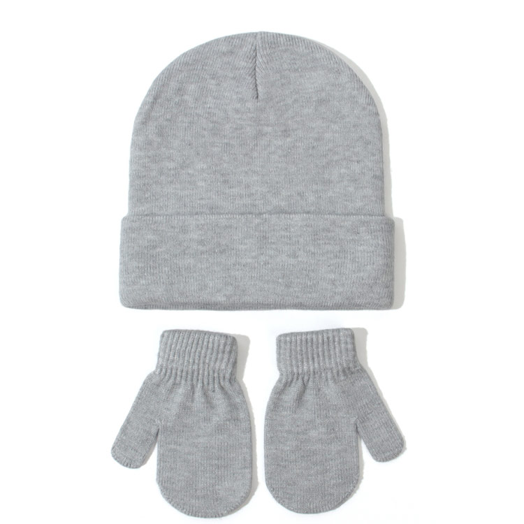 ベビーニット帽セット ベビー帽子 ベビーニット帽 帽子＆手袋 手袋セット 赤ちゃん 秋冬 あったか 冬ニット 男の子 女の子 可愛い 子供 子ども用 無地 シンプル あったか 出産準備 出産祝い ギフト プレゼント 防風 防寒 お出かけ かわいい 送料無料 3