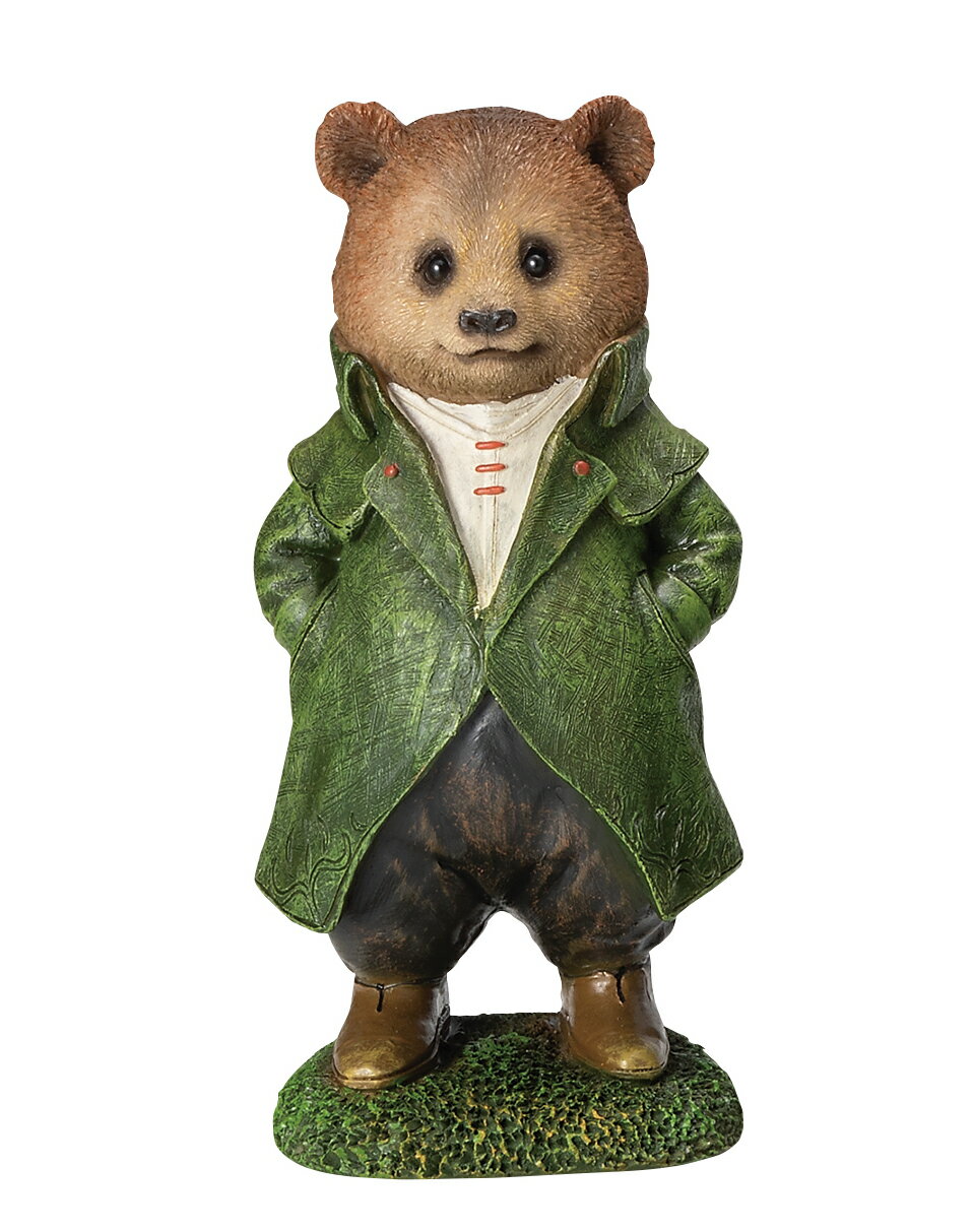 Rakuten - 英国紳士のクマさん　置物　お庭、お部屋、 玄関先のインテリア 【アウトレット】