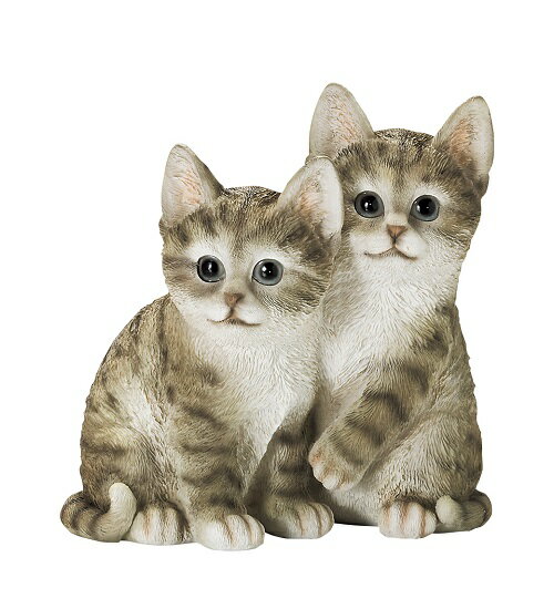 インテリア　置物 2匹の子猫　グレートラ オーナメント　庭 部屋 玄関先ガーデニング ガーデニング雑貨 ガーデン ガーデン雑貨