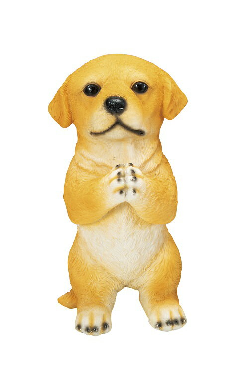 お願いドッグL レトリバー 犬 オーナメント 置物 庭 部屋 玄関先 インテリア ガーデン ガーデン雑貨 ガーデニング ガーデニング雑貨