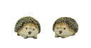 ハリネズミ S 置物 2個セット ガーデン雑貨 オーナメント インテリアに アソート