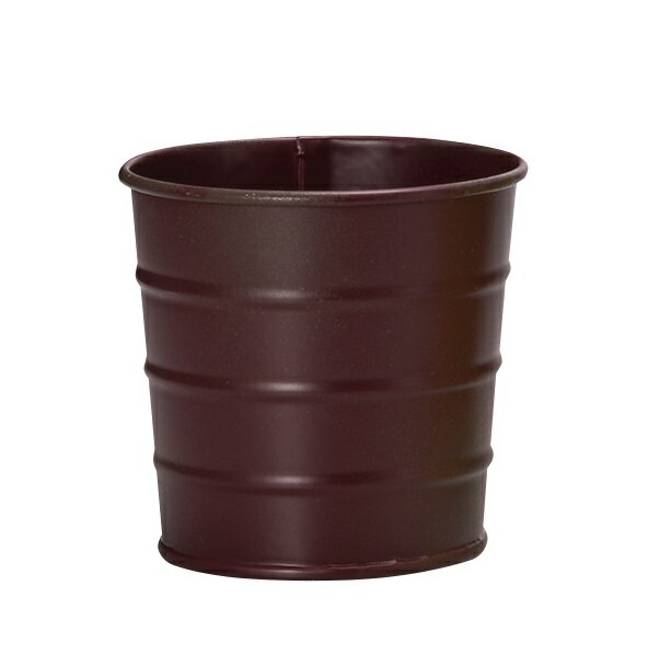 ブリックポット S レッド ブリキ プランター ガーデニング 雑貨 インテリアに 玄関先に リビングに