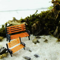 ベンチ サイズ2種 高さ2.0cm・1.5cm 建物 街の風景 ミニチュア ジオラマ 動物模型 苔テラリウム おもちゃ フィギュア ボトルリウム