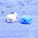 イルカ 2色 ミニチュア ジオラマ 動物模型 苔テラリウム おもちゃ フィギュア(3)
