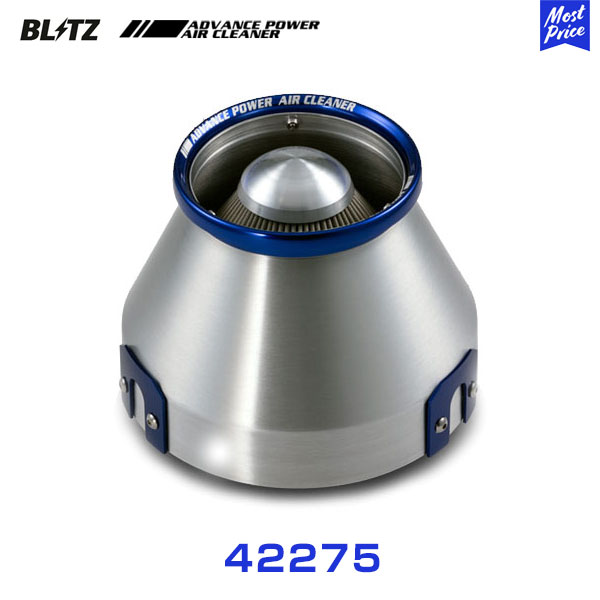 ADVANCE POWER AIR CLEANER アルミ製クーリングシールドと、ステンレスメッシュフィルターの組み合わせで高い吸気効率とレーシーなサウンドを生み出すコアタイプエアクリーナー。 品番：42275 コアタイプ：A3 ●適合車種 車種(型式)：GR86（ZN8）/ BRZ（ZD8） 年式：2021/10- / 2021/08- エンジン型式：FA24 ※GR86・BRZのEye Sight装着MT車（C型）にも対応 こちらの商品はメーカーからの取り寄せとなっております。 ご購入の際は BLITZ ブリッツ で適合情報を必ずご確認ください。 ※メーカーに在庫がある場合は商品受注後2〜3営業日の発送となります。 ※納期は通常の場合も含め返答させていただきます。 ※この商品は初期不良以外の返品をお受けすることが出来ません。 ※不明な点が有る場合はご注文前にお問い合わせください。詳しい適合は ブリッツ BLITZ のメーカーHPで適合品番をご確認ください。