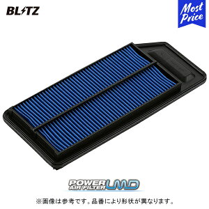 BLITZ ブリッツ POWER AIR FILTER LMD (DH-81B) ゼストスパーク(ZEST SPARK) 08/12- JE1,JE2 P07ANA 【59561】| サスパワーエアフィルター ブルー 青