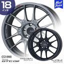 ENKEI エンケイ ホイール レーシング GTC02 ジーティーシー ゼロツー 18インチ 8.5J 43/35 5-114.3 ホイール 1本 ブラック シルバー シビック WRX STI S4 GRヤリスに おすすめ 軽量 アルミホイール