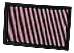 K&N REPLACEMENT FILTER エアフィルター VOLKSWARGEN GOLF 5 3.2 R32 V6 1KBUBF 12-06-09 BUB 3200 【33-2384】