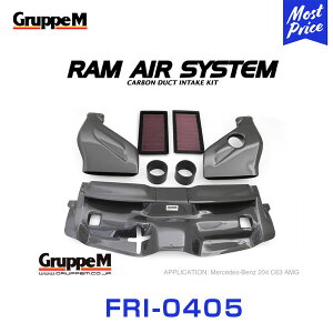 GruppeM M's ラムエアシステム MERCEDES BENZ C-CLASS 204077/277/377 AMGC63 2007-2015 【FRI-0405】 RAM AIR SYSTEM | K&N グループエム エアインテーク ハイフロー エアフィルター コア エアクリーナー