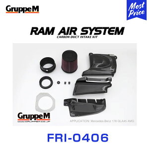 GruppeM M's ラムエアシステム MERCEDES BENZ A-CLASS 176052 AMGA45TURBO 2013-2018 【FRI-0406】 RAM AIR SYSTEM | K&N グループエム エアインテーク ハイフロー エアフィルター コア エアクリーナー