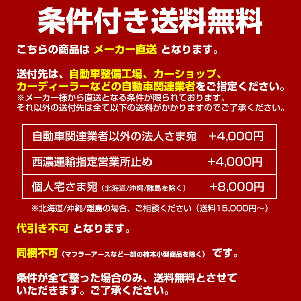 【プレゼント付】 柿本改 マフラー KRnoble Ellisse ケイアールノーブル・エリッセ クリスタル エルグランド 2.5 4WD 〈CBA-MNE51〉 型式：VQ25DE 年式：04/8〜10/3 【N51361A】