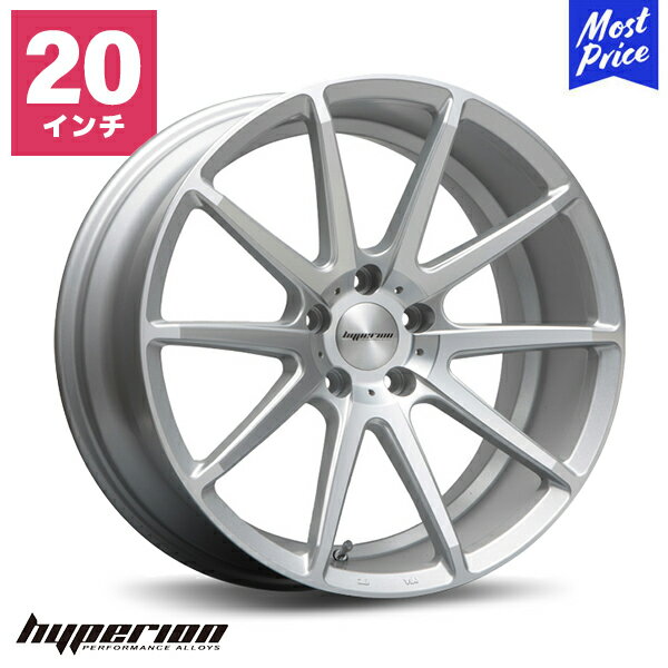ハイペリオン CVX 20インチ 8.5J 35/45 5-114.3 ホイール1本 セミグロスポリッシュ/シルバー | MLJ エムエルジェイ hyperion カスタム アルミホイール 5穴 30系セルシオ クラウン レクサスIS マーク2 アテンザ