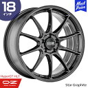 OZ Racing HyperGT-HLT オーゼットレーシング ハイパーGT HLT 18インチ 8.0J 45 5-100 スターグラファイト ホイール1本 | 10スポーク グラファイト インポートカー 外車 輸入車 カスタム ドレスアップ アルミホイール