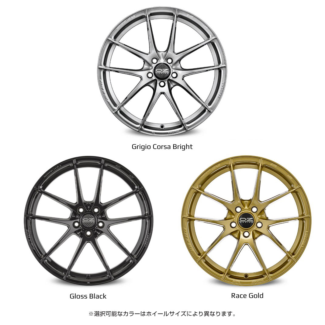 OZ Racing Leggera-HLT オーゼットレーシング レッジェーラ HLT 21インチ 11.5J 67 5-130 グロスブラック ホイール1本 | 5ダブルスポーク スポーツ ブラック インポートカー 外車 輸入車 カスタム ドレスアップ アルミホイール