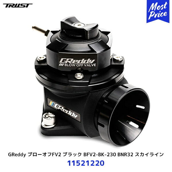 トラスト TRUST GReddy ブローオフFV2 ブラック BFV2-BK-230 BNR32 スカイライン 開放＆リターン【11521220】| 車種別キット 日産