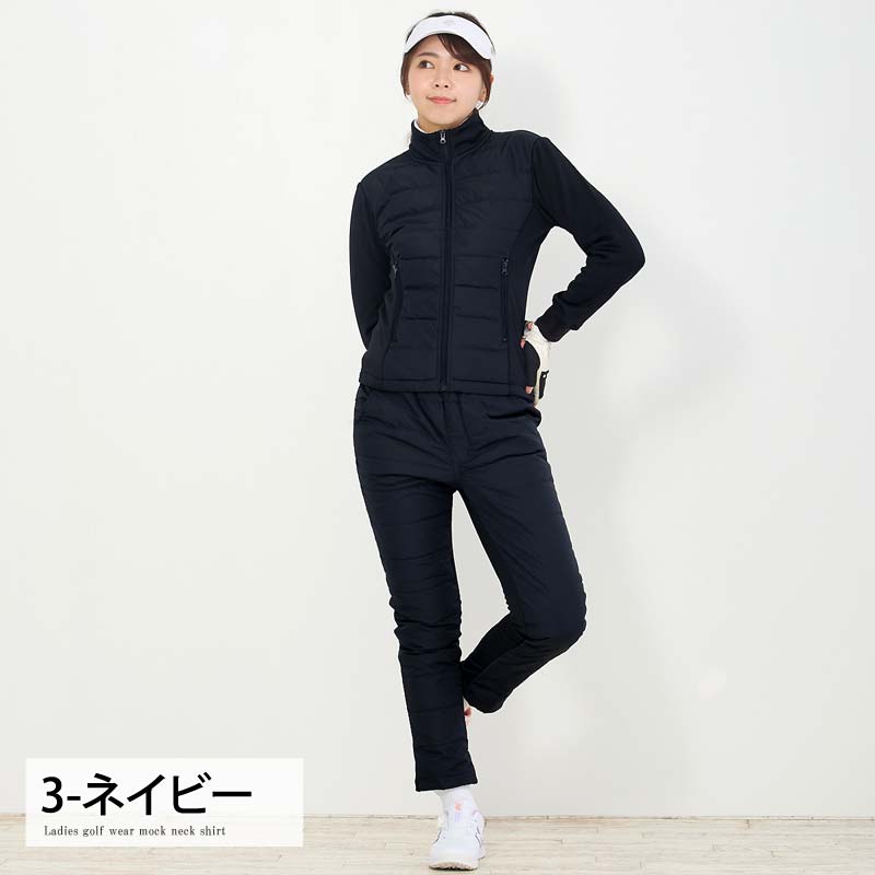 レディースゴルフウェアセットアップ ゴルフウェア レディース 上下セットアップ gs GOLF ジップアップ