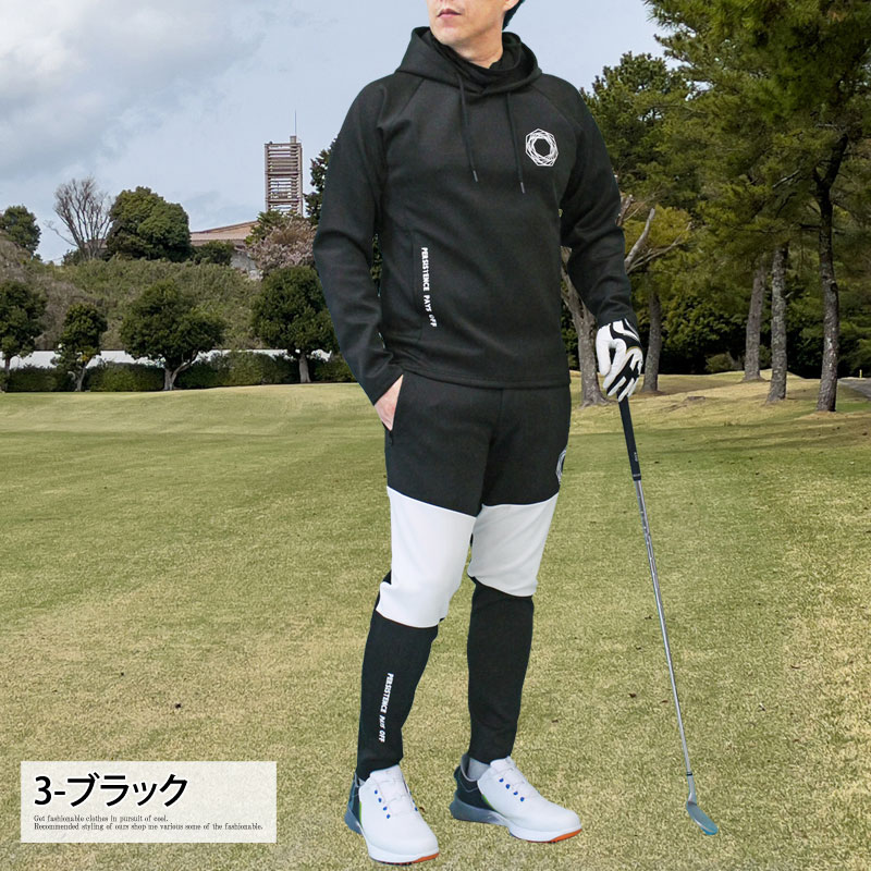 楽天市場】セットアップ メンズ ブランド（カラーブラック）（ウェア