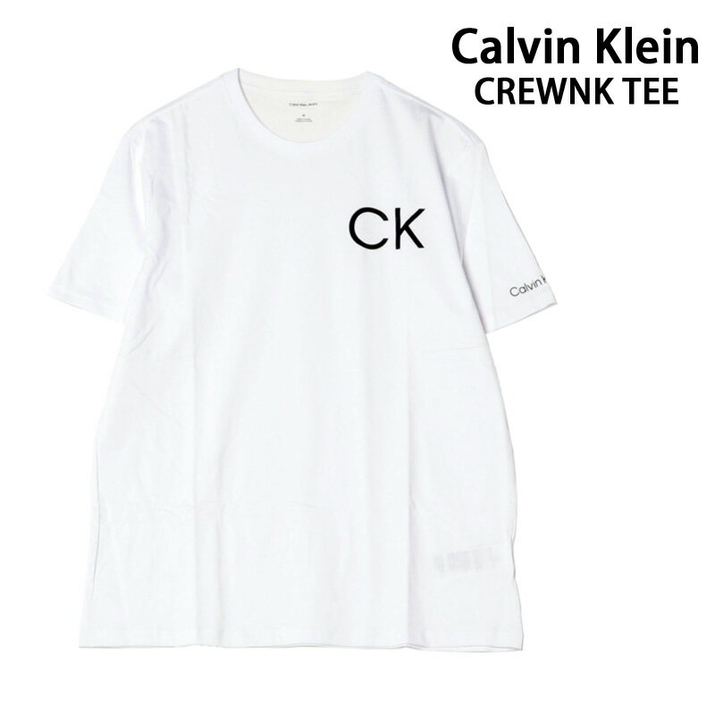 Rakuten - 送料無料 Calvin Klein カルバンクライン CKJ ヒーローロゴ クルーネック 半袖 Tシャツ SS HERO LOGO CREWNK TEE 40BC838 クルーネック トップス メンズ ブランド ゆうパケ