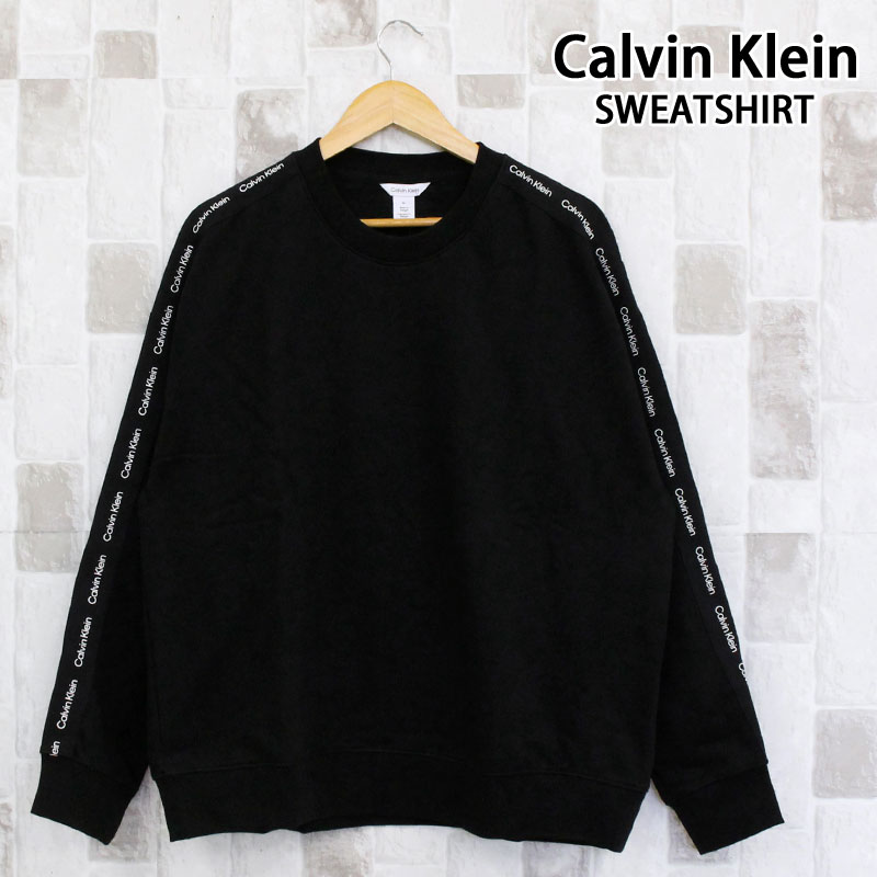 乐天商城 - 送料無料 Calvin Klein カルバンクライン CK カルバンクライン ロゴテープ クルー LS CALVIN KLEIN LOGO TAPE CREW 4R0007S スウェットシャツ トップス メンズ ブランド MOSTSHOP