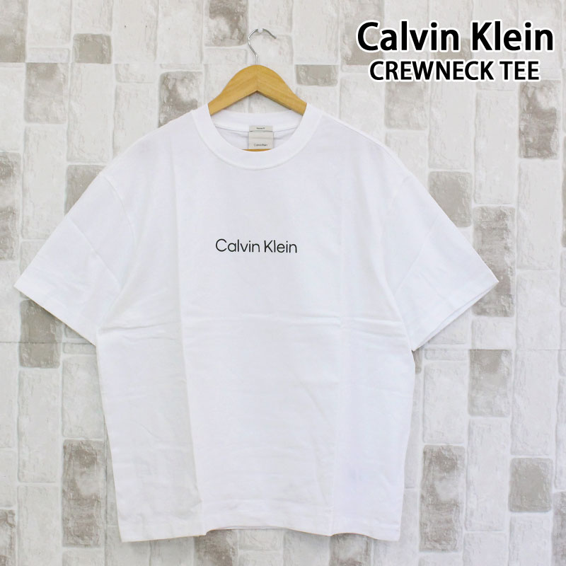 Rakuten - 送料無料 Calvin Klein カルバンクライン CK スタンダードロゴ クルーネックTシャツ SS RLXD STANDARD LOGO CREW NECK TEE 40HM228 クルーネック トップス メンズ ブランド ゆうパケ