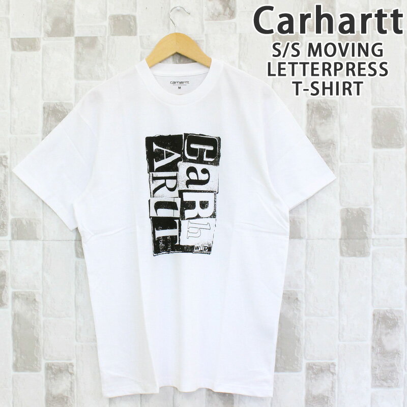 乐天商城 - 送料無料 Carhartt カーハート WIP ムービングレタープレスTシャツ S/S Moving Letterpress T-Shirt I035998 クルーネックTシャツ 半袖 トップス メンズ ブランド ゆうパケ