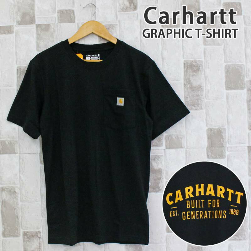 Rakuten - 送料無料 Carhartt カーハート リラックスフィット バックプリント グラフィックTシャツ Relaxd Fit Lightweight Short-Sleeve Pocket Built Graphic T-Shirt 106771 メンズ ブランド メンズ ブランド MOSTSHOP ゆうパケ