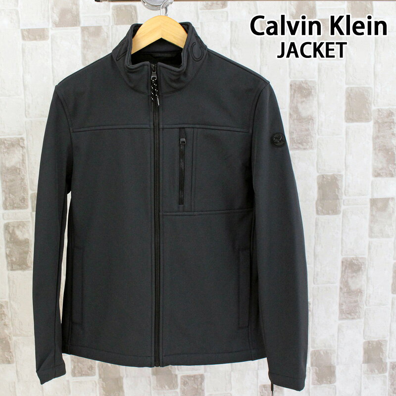 Rakuten - 送料無料 Calvin Klein カルバンクライン CK フリースバックソフトシェルジャケット ブルゾン アウター 防寒 秋冬 フルジップ スタンドネック ロゴ 刺繍 CM903910 メンズ ブランド MOSTSHOP