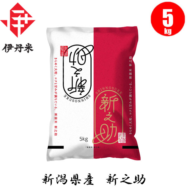 お米 新潟県産新之助 5kg おこめ 伊丹米