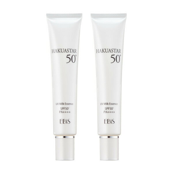 UVクリーム　SPF50+ PA++++ ハクアスター40g×2本セット 保湿・エイジングケア　美容クリーム　美肌下地効果 エビス