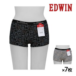 送料無料 同色7枚セット EDWIN エドウィン 1分丈 ショーツ パンツ 下着 アズ | パンティ ボクサーパンツ パンティー ボクサー レディース ティーンズ 女の子 中学生 高校生 子供 ガールズ ジュニア スポーツ ブランド 可愛い 韓国 かわいい 中学生女子 スポーツショーツ