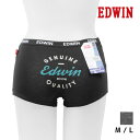【クーポン10%OFF】送料無料 同色5枚セット EDWIN エドウィン 1分丈 ショーツ アズ as | パンツ レディース パンティー ボクサーパンツ ティ...