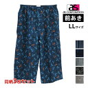 【クーポン10%OFF】送料無料 同柄3枚セット 粋すててこ 日本製 高島ちぢみ 前あき ステテコ LLサイズ 紳士 男性 アズ as | 大きいサイズ 前開き...