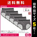 【15日限定エントリーで最大100%ポイントバック】送料無料 同色5枚セット 1week サニタリーショーツ 多い日 生理用ショーツ アツギ ATSUGI | ...