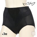 【10日限定エントリーで最大100%ポイントバック】送料無料 同色3枚セット ヒップメイク 骨盤サポート ガードル ショート丈 アツギ ATSUGI |ショート...