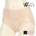 【10日限定エントリーで最大100%ポイントバック】Wキレイ ガードルショーツ はきこみ深め ショーツ アツギ ATSUGI | 下着 ガードルパンツ パンツ ...