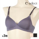 送料無料 同色3枚セット e-select イーセレクト シームレスカップ ノンワイヤーブラジャー ブラジャー アツギ ATSUGI | ブラ シームレス ノンワイヤー ノンワイヤーブラ ワイヤレスブラ ひびきにくい ワイヤーなしブラ ワイヤーなし ワイヤレス おしゃれ 下着 大きいサイズ