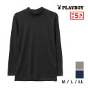 30%OFF 送料無料 同色5枚セット PLAYBOY プレイボーイ フリース 長袖ハイネック ラウンジウェア RENOWNINX アツギ ATSUGI | ル...