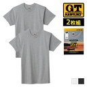 【クーポン10%OFF】G.T.HAWKINS ホーキンス クルーネック Tシャツ 2枚組 メンズ 男性 グンゼ GUNZE | tシャツ インナー 半袖 旦那...