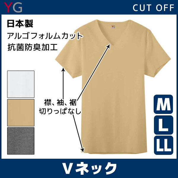 GUNZE（グンゼ）『インナーシャツYGCUTOFFシリーズVネックTシャツ（YV1515）』