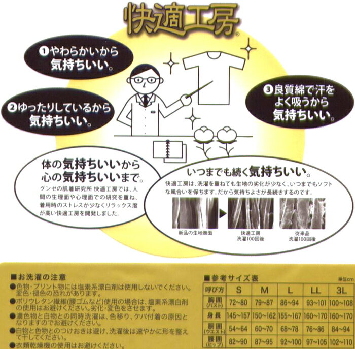 送料無料5枚セット 快適工房 5分パンティ LLサイズ 日本製 グンゼ GUNZE パンツ|レディース 婦人 女性 パンティ パンティー ショーツ レディースショーツ 五分丈 大きいサイズ 下着 肌着 女性用 インナー 綿100％ レディスショーツ レディス コットン ペチコート まとめ買い