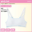 【3枚までメール便可】pied clair ピエクレール Stage2 全体がふくらみはじめたら ファーストブラ 子供下着 グンゼ GUNZE 【メール便送料無...