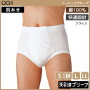 【クーポン10%OFF】GQ-1 ベーシック 天引きブリーフ 前あき 肌着 綿100% グンゼ GUNZE | メンズ 男性 下着 パンツ ブリーフ 男性下着 ...