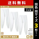 【クーポン10%OFF】送料無料 同色3枚セット 快適工房 長ズボン下 前あき 日本製 インナー 肌着 グンゼ GUNZE | 男性 紳士 メンズ 男性肌着 m...