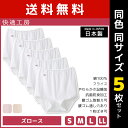 【クーポン10%OFF】送料無料 同色5枚セット 快適工房 ズロース 綿100% 日本製 グンゼ GUNZE | 女性 レディース レディス 婦人 女性用 イン...