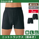 【5日限定エントリーで最大100%ポイントバック】やわらか肌着 ニットトランクス 前あき 2枚組 パンツ トランクス グンゼ GUNZE | 男性 紳士 メンズ...