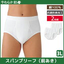 【クーポン10%OFF】やわらか肌着 スパンブリーフ 前あき 2枚組 3Lサイズ パンツ ブリーフ グンゼ GUNZE | 男性 紳士 メンズ 下着 肌着 イン...